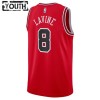 Chicago Bulls Zach Lavine 8 Nike 2022-23 Icon Edition Punainen Lasten Pelipaidat Swingman